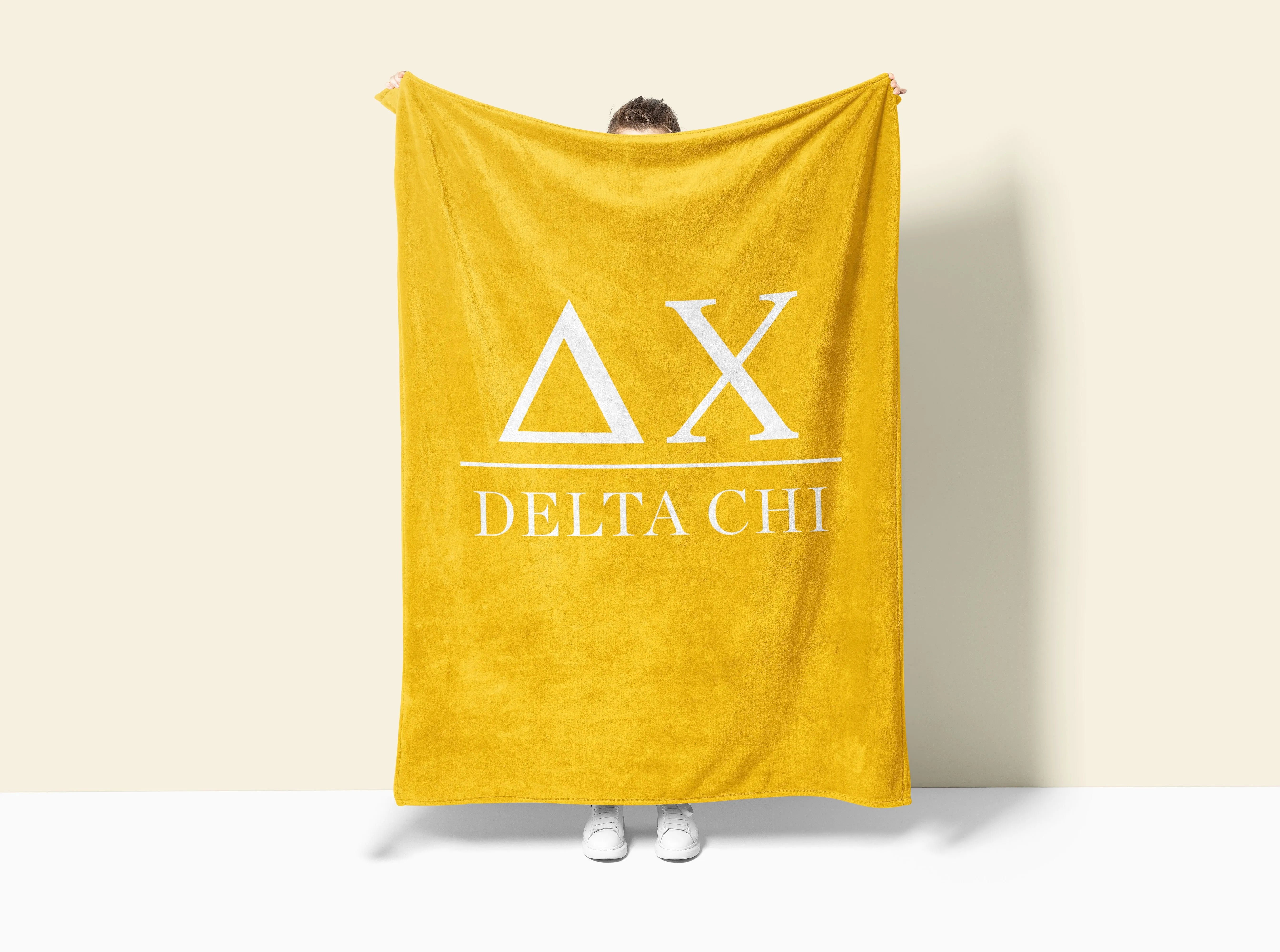 Delta Chi Sherpa Blanket XL 60x80 | D-Chi Fraternity Merch