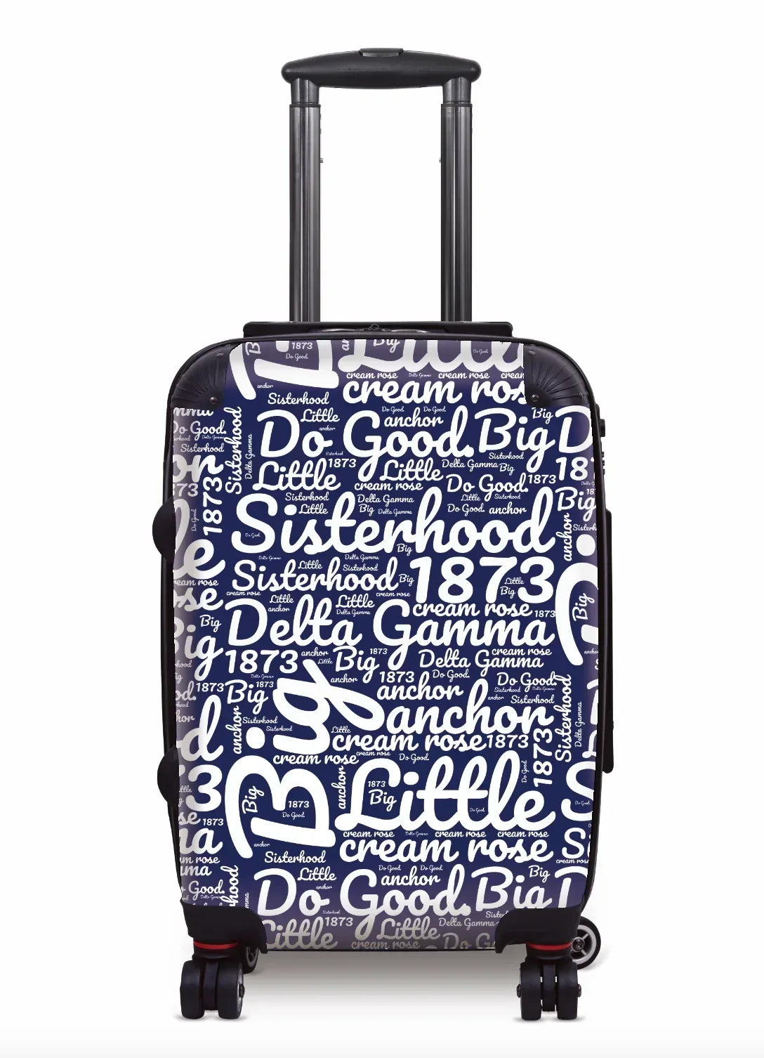 Delta Gamma Carry-on Suitcase - Expression Art Blue