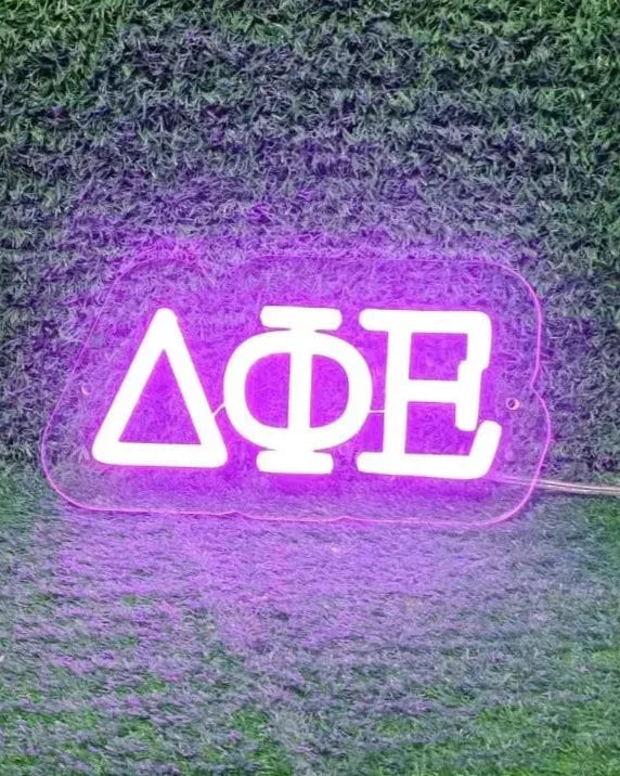 DPHIE LED Neon Sign w/ Dimmer - Greek Letters Neon Signs