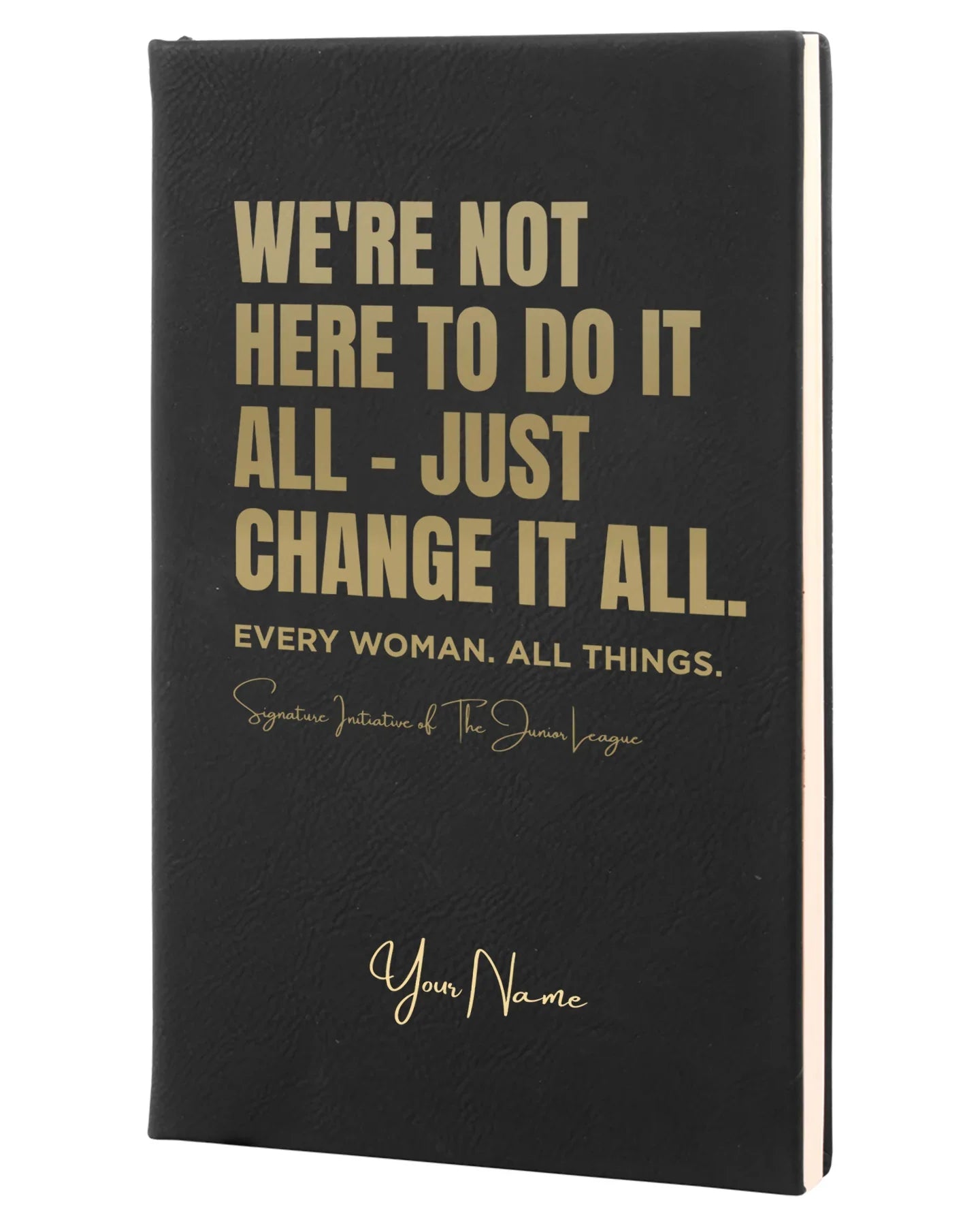 Junior League Personalized Leatherette Journal - Do It All