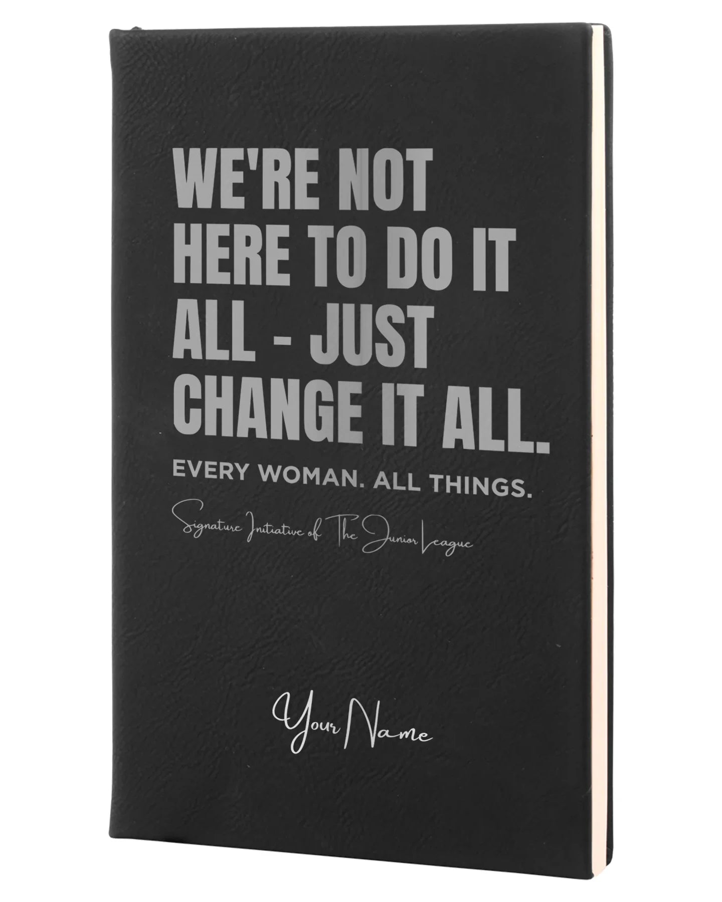 Junior League Personalized Leatherette Journal - Do It All