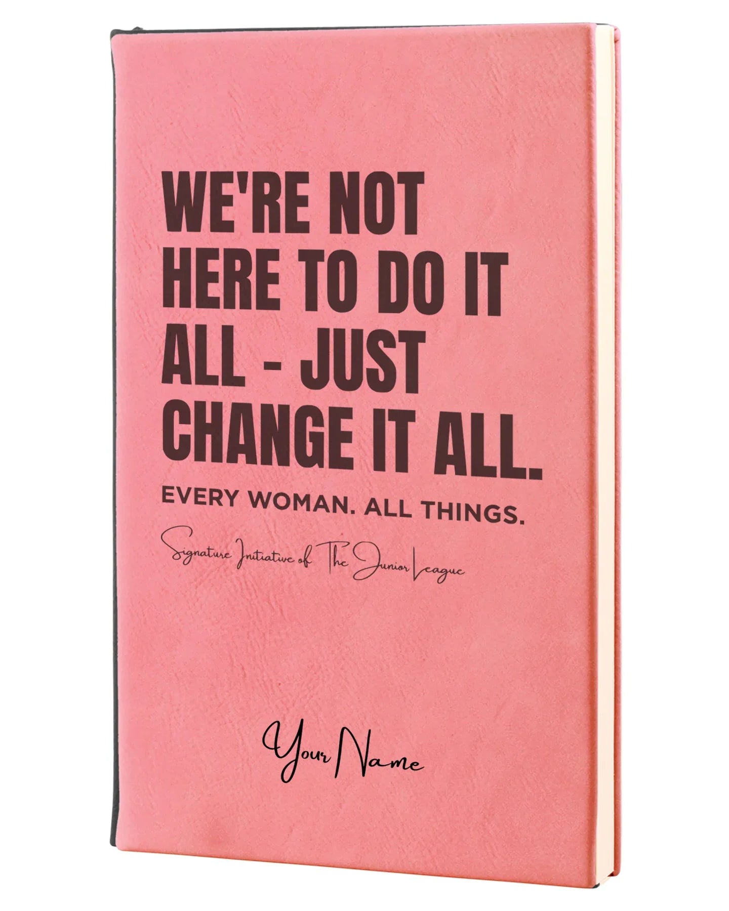 Junior League Personalized Leatherette Journal - Do It All