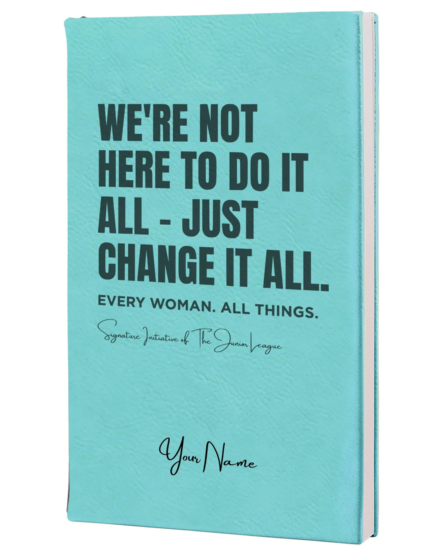Junior League Personalized Leatherette Journal - Do It All
