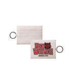 Arkansas State Red Wolves Vegan Saffiano Leather Keychain Card Holder Travel Wallet