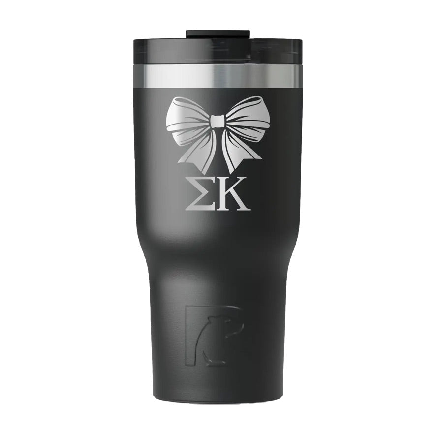 Sigma Kappa RTIC 20 oz Essential Ceramic Lined Tumbler - Bow