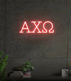 Alpha Chi Omega LED Neon Sign w/ Dimmer Medium Neon Signs