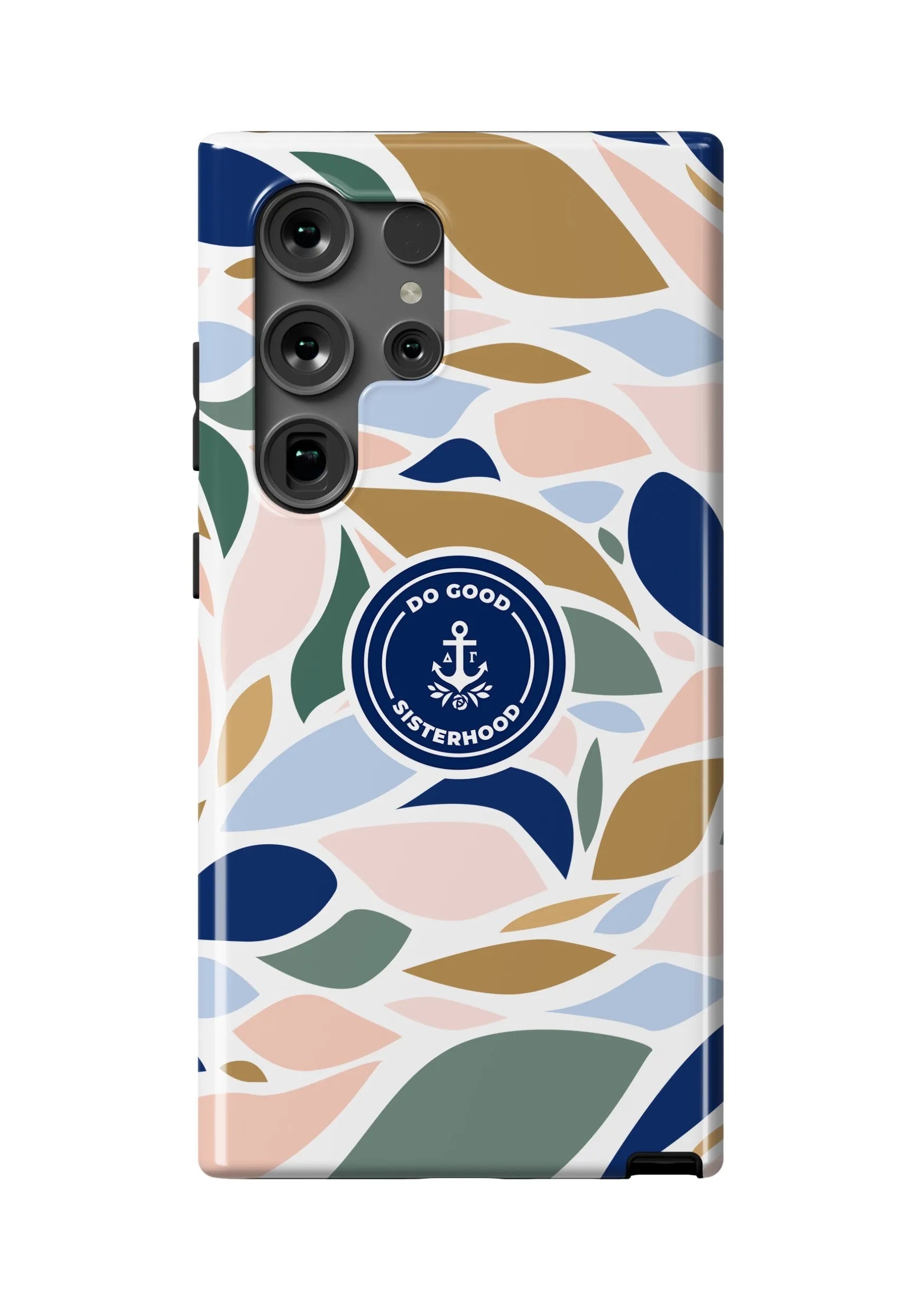 Delta Gamma Samsung Galaxy 24, 23 Mobile Phone Case - Flat Leaf Gloss Mobile Phone Cases