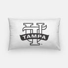 University of Tampa UTampa Banner Lumbar Pillow Cover White Black Pillow Covers