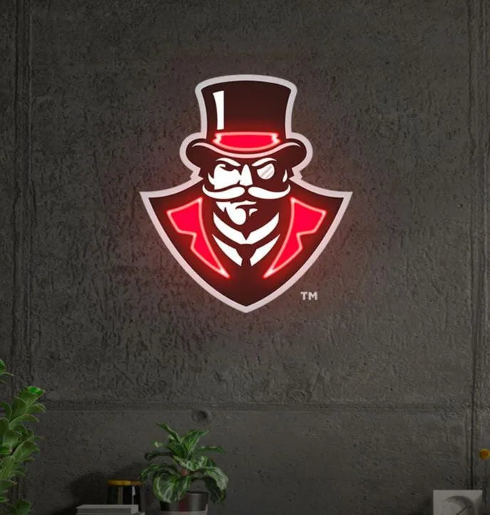 Austin Peay State University LED UV Print Neon Sign w/ Dimmer Neon Signs