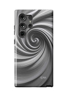 Kappa Delta Samsung Galaxy 24, 23 Mobile Phone Case - Gray Swirl Matte Mobile Phone Cases