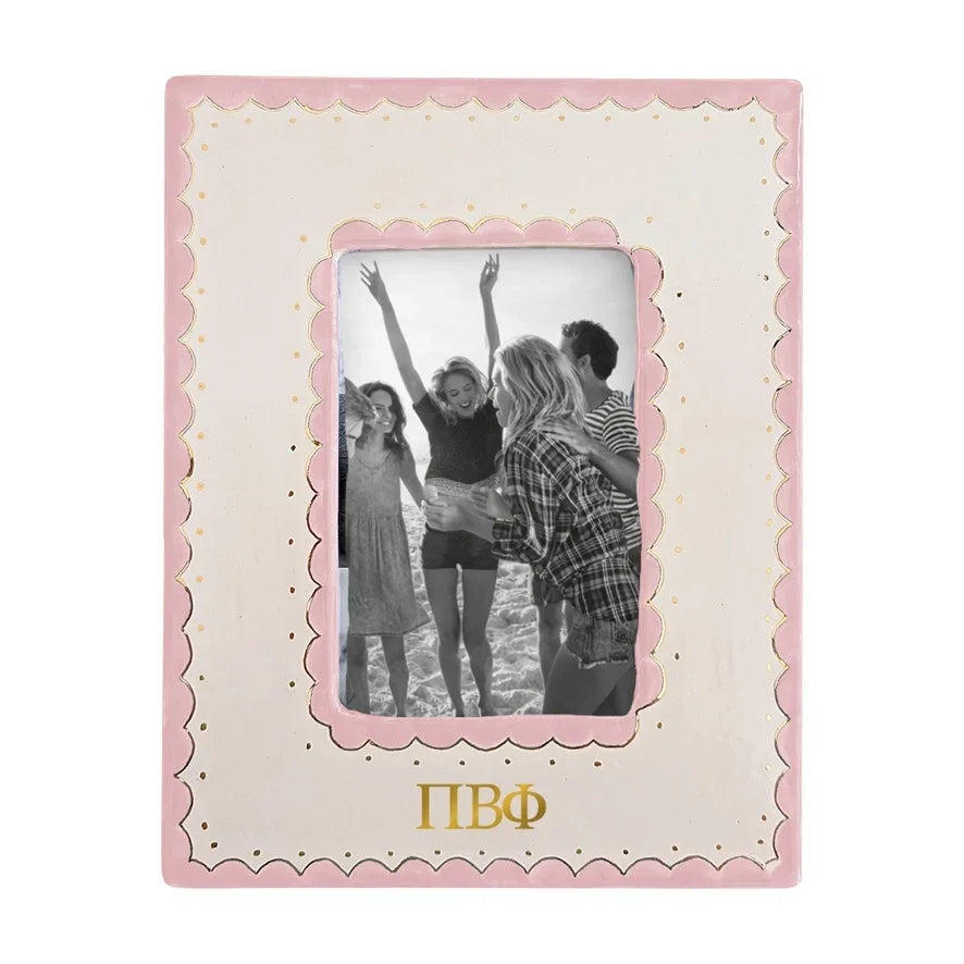 Pi Beta Phi Scallop Picture Frame | Pi Phi Big Little Gifts