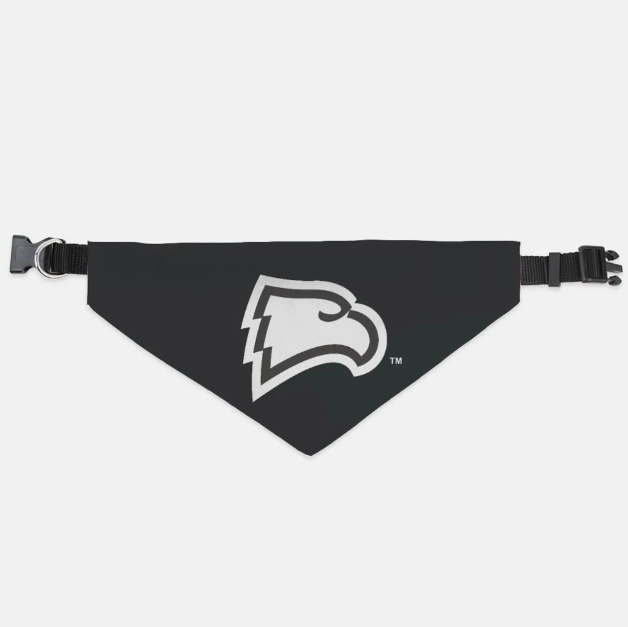 Winthrop University Collar Pet Bandana - Black XL Pet Bandanas