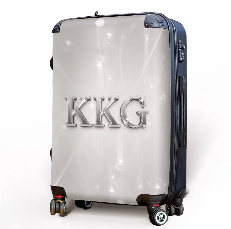 Kappa Kappa Gamma Carry-on Suitcase - Silver Suitcases