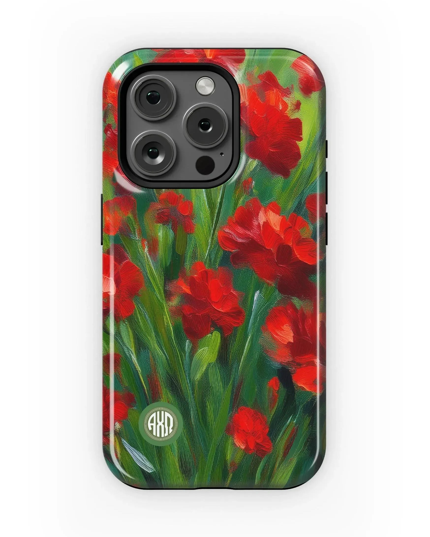 Alpha Chi Omega iPhone Mobile Phone Case - Bold Carnations | AXO Gifts
