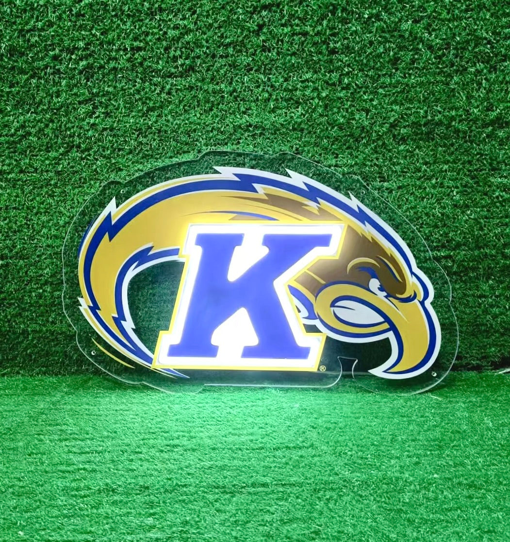 Kent State University LED UV Print Neon Sign w/ Dimmer - 20" Neon Signs
