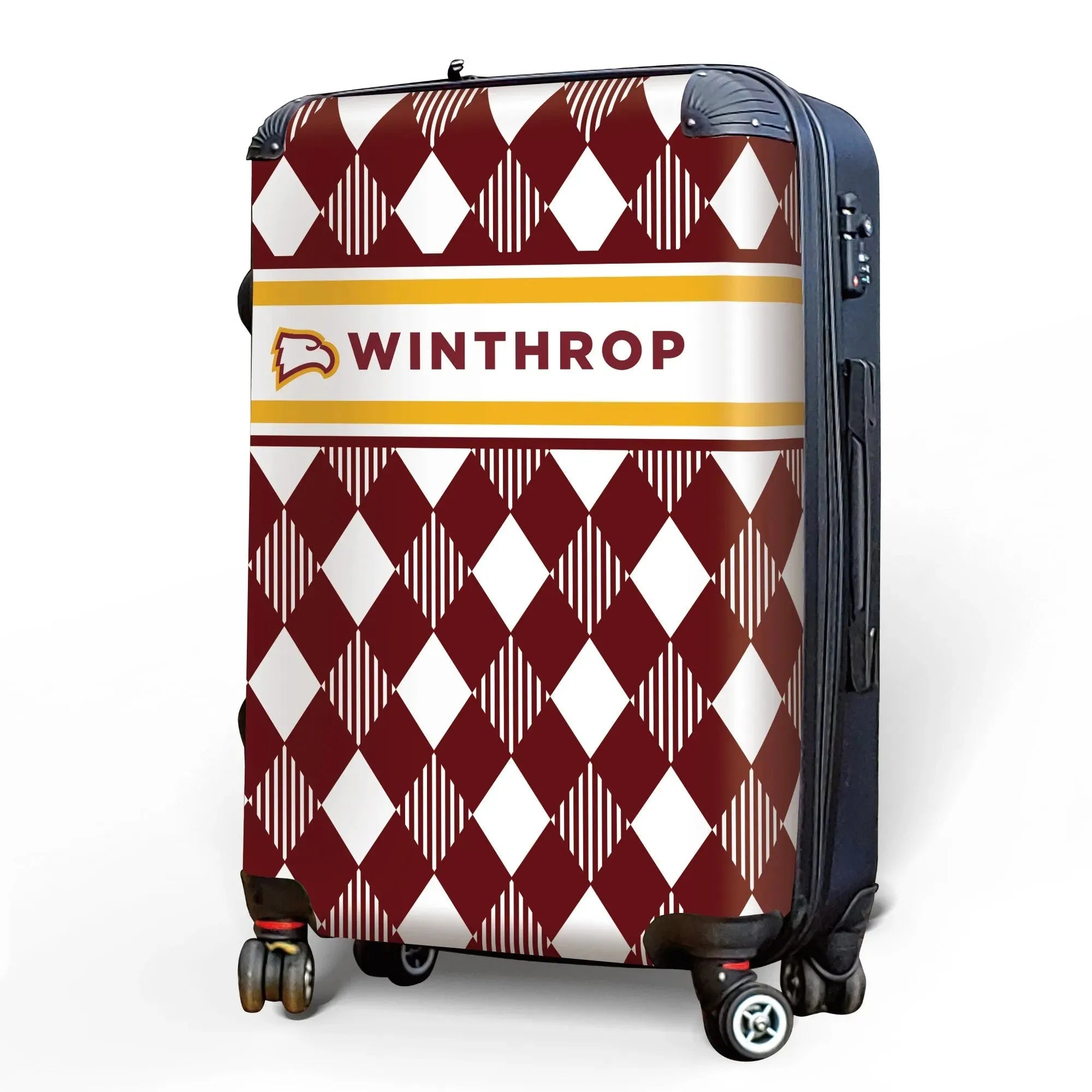Winthrop University Carry-on Suitcase - Argyle Suitcases