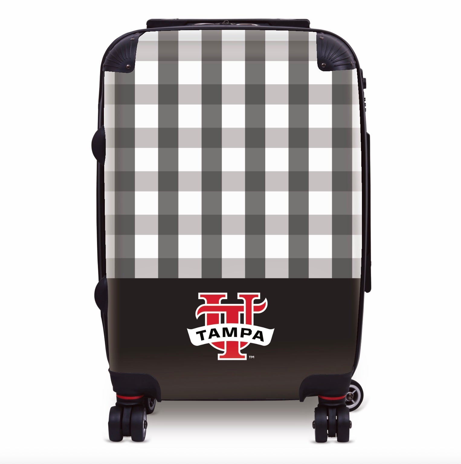 Tampa Spartans Carry-on Luggage - Gingham Suitcases