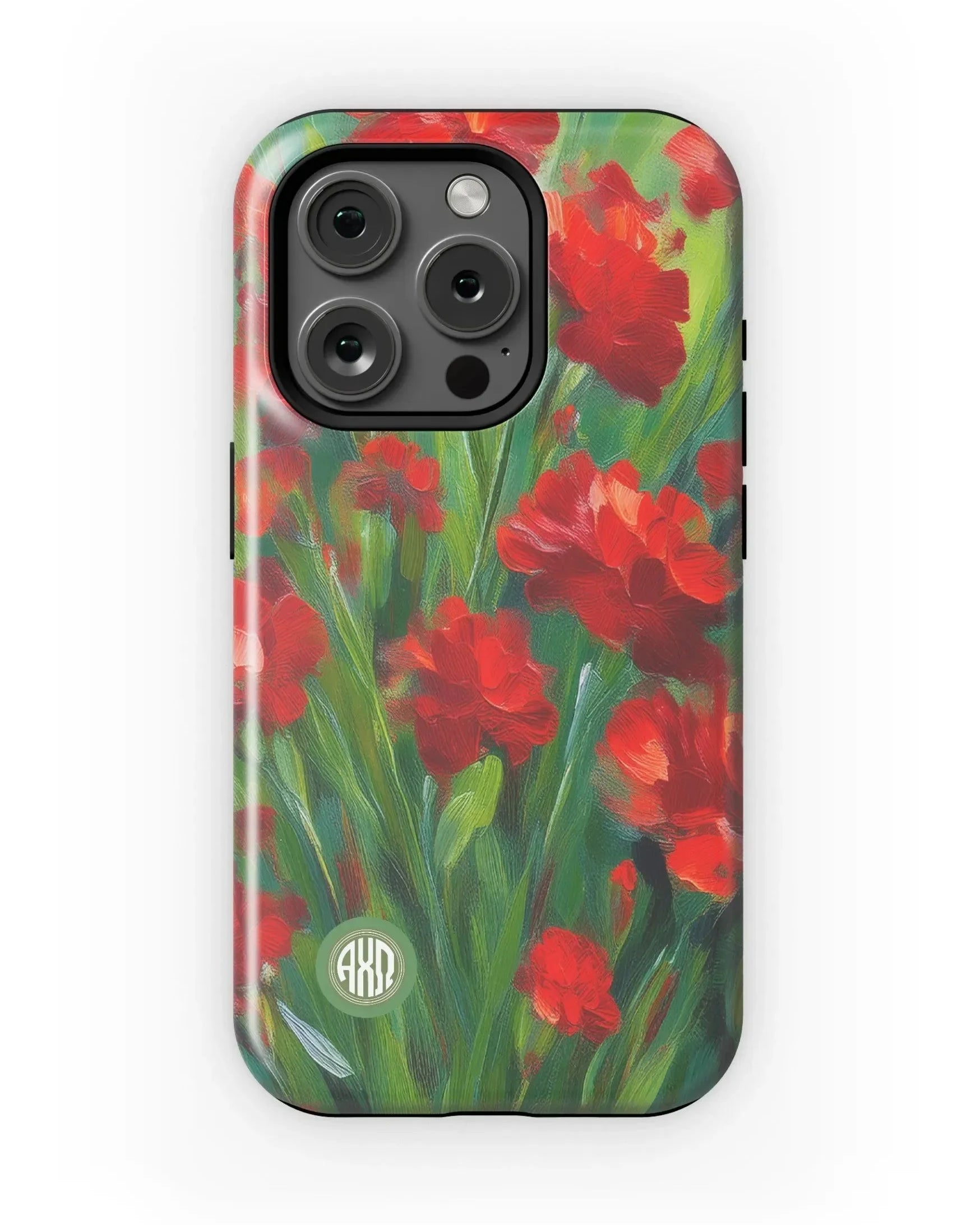 Alpha Chi Omega iPhone Mobile Phone Case - Bold Carnations | AXO Gifts