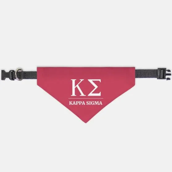 Kappa Sigma Pet Bandana Red Pet Bandanas
