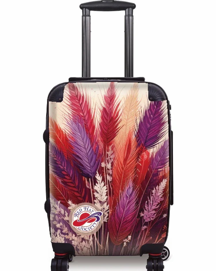 Red Hat Society Carry-on Luggage - Boho Suitcases