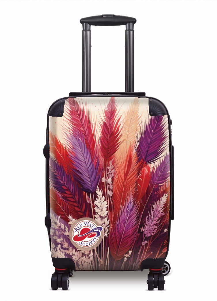 Red Hat Society Carry-on Luggage - Boho Suitcases