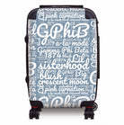 Gamma Phi Beta Carry-on Suitcase - Expression Art Suitcases