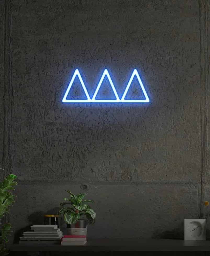 Tri Delta LED Neon Sign w/ Dimmer Medium Neon Signs