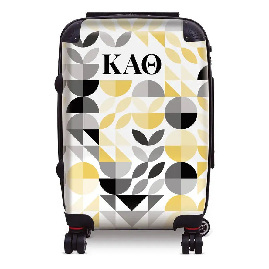 Kappa Alpha Theta Carry-on Suitcase - Geo Petals Suitcases