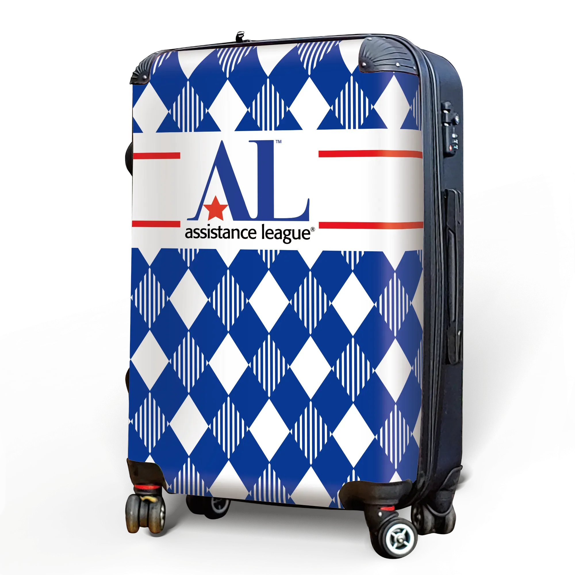 Assistance League Carry-On Suitcase - Argyle Suitcases