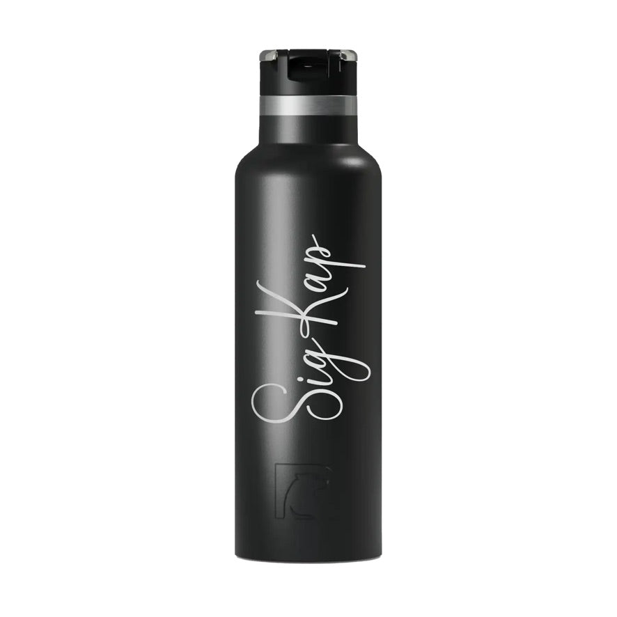 Sig Kap RTIC 20 oz Journey Ceramic Lined Water Bottle - Script