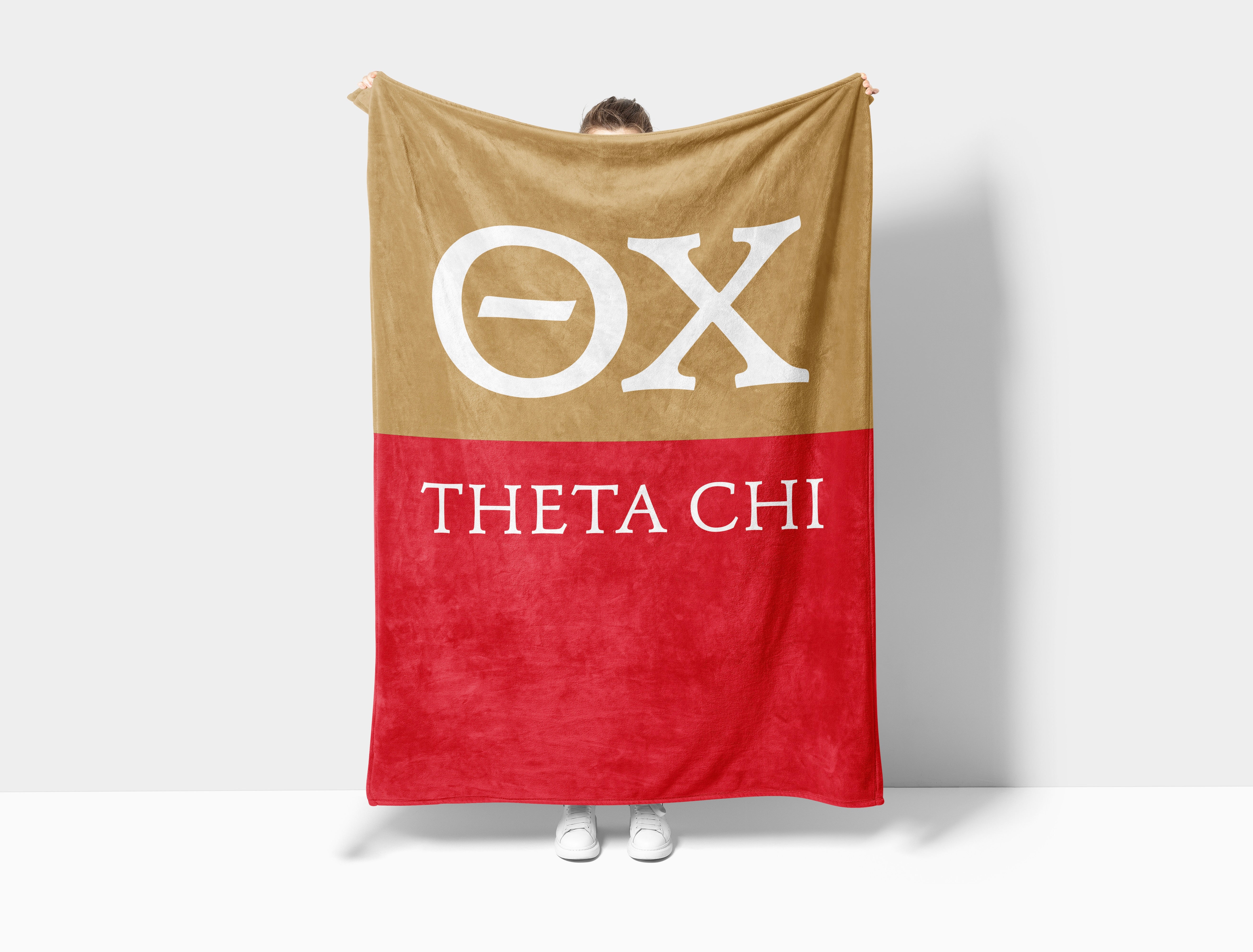 Theta Chi XL 60x80 Blanket Coat of Arms | Official Custom Greek Gifts