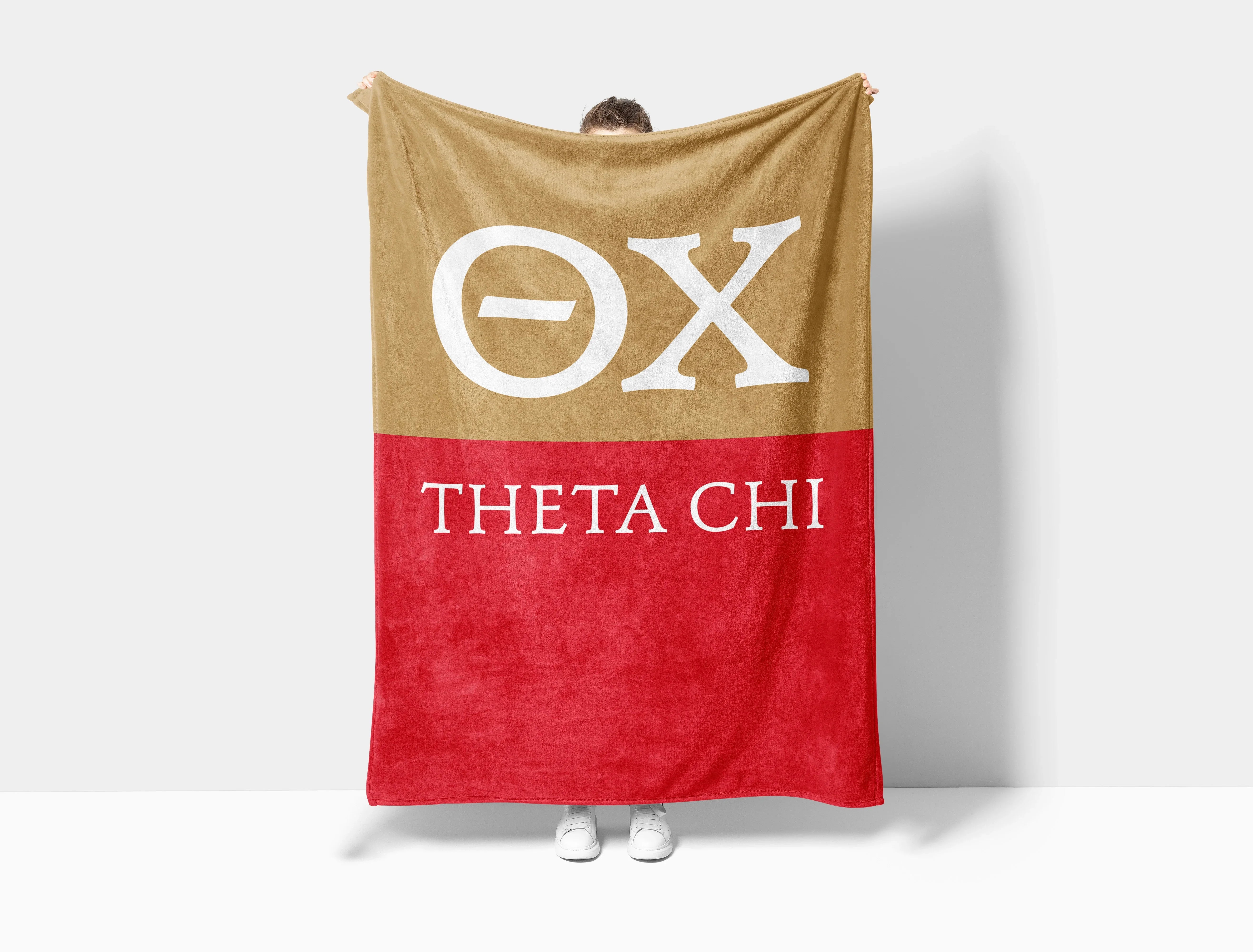 Theta Chi XL 60x80 Blanket Coat of Arms | Official Custom Greek Gifts