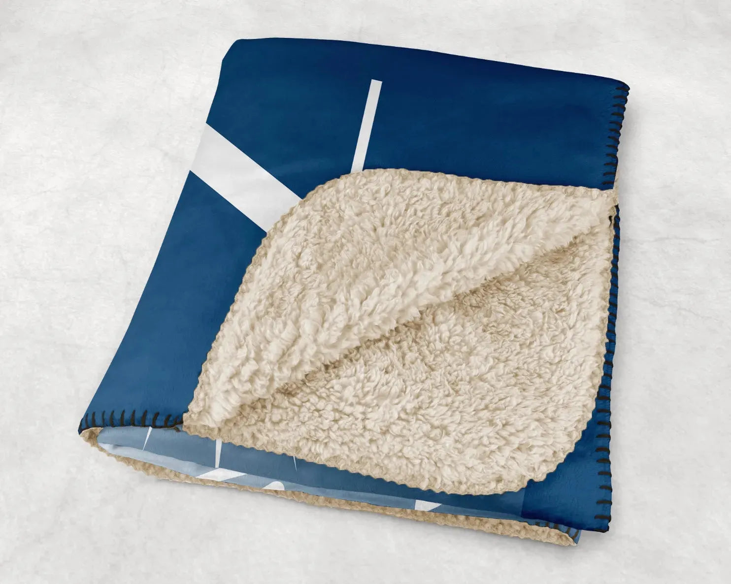 Sigma Delta Tau XL 60x80 Sherpa Throw Blanket - Gradient Throw Blankets