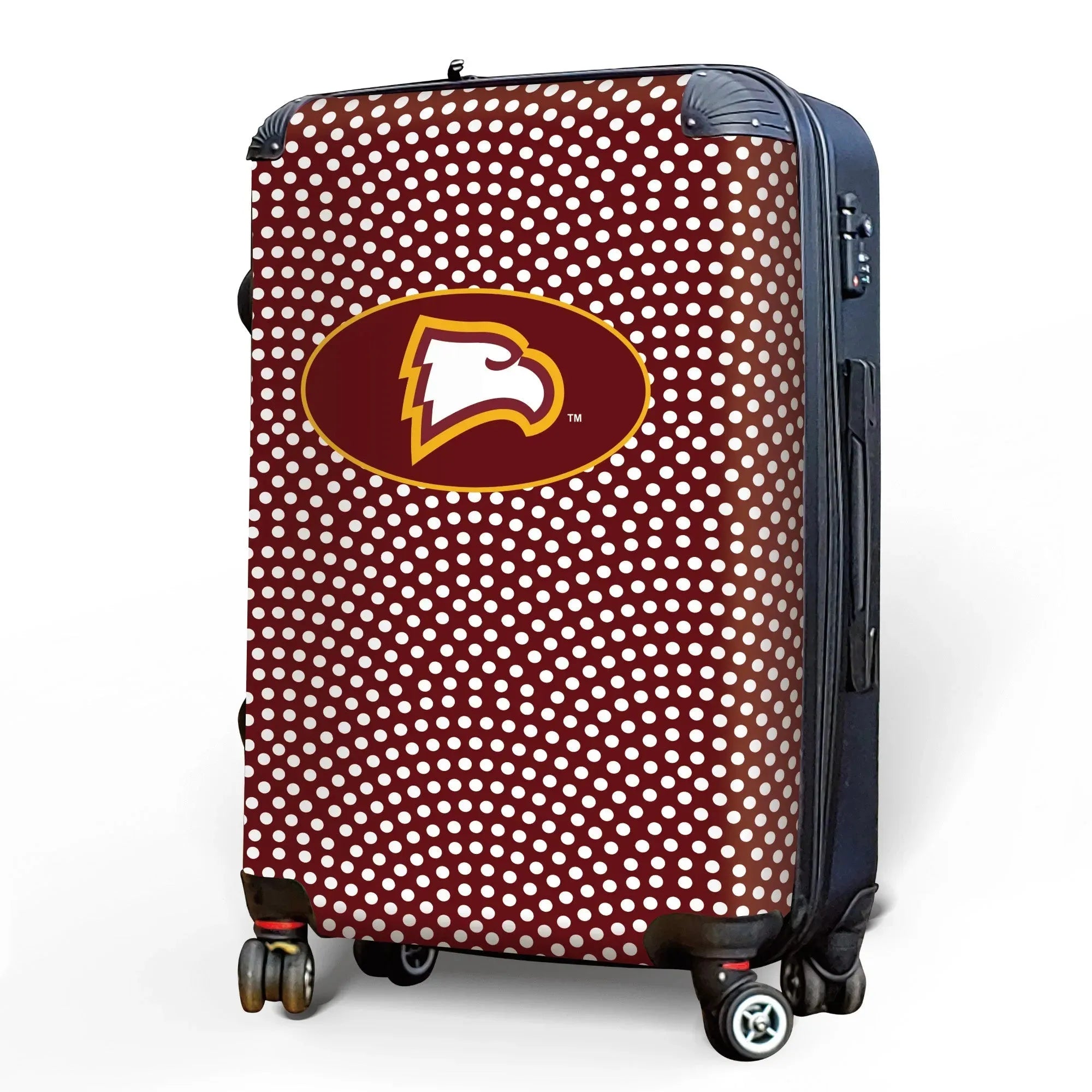 Winthrop University Carry-on Suitcase - Dots Suitcases