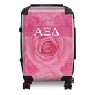 Alpha Xi Delta Carry-on Suitcase - Pink Rose Pattern Suitcases