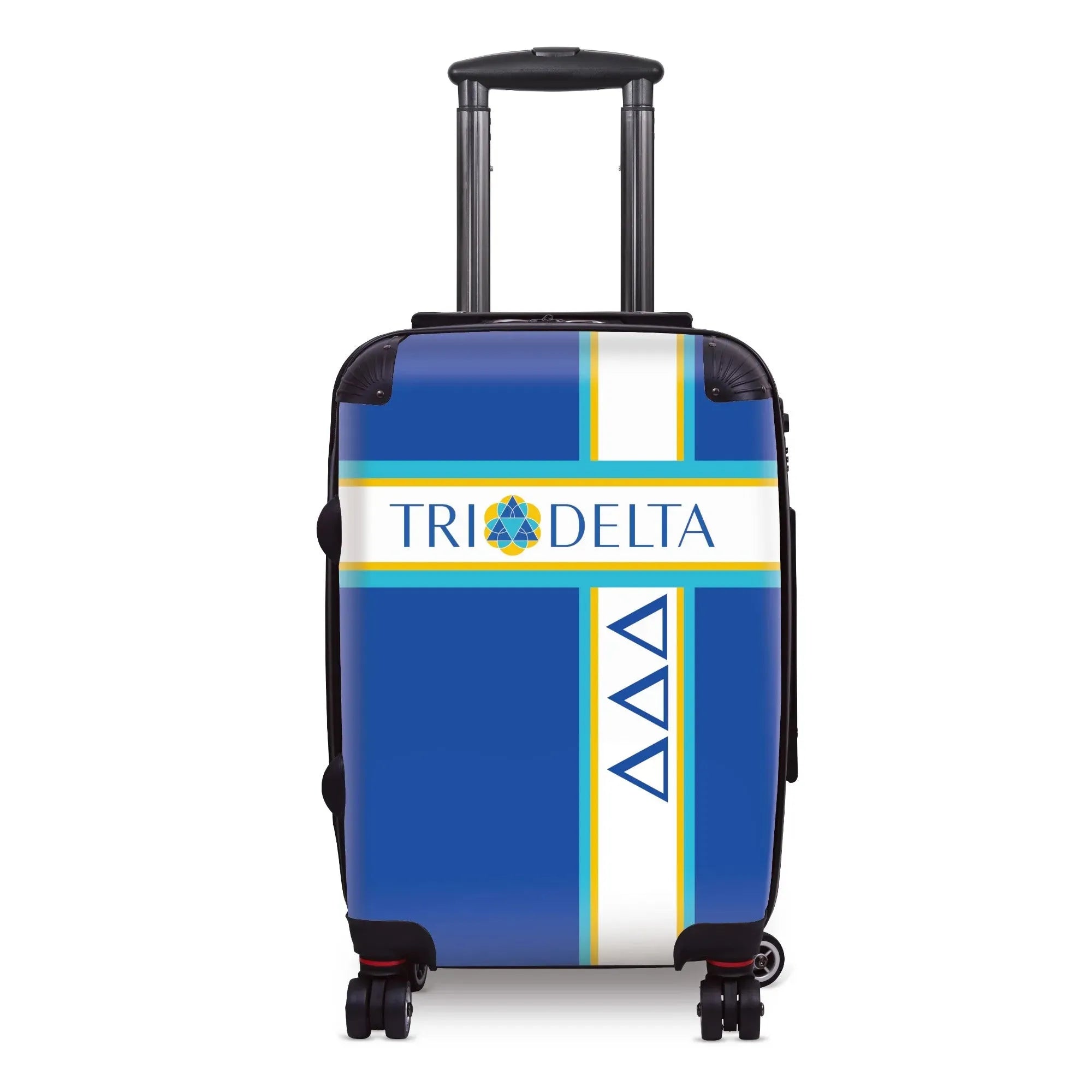 Tri Delta Carry-on Suitcase - Cross Stripe Suitcases