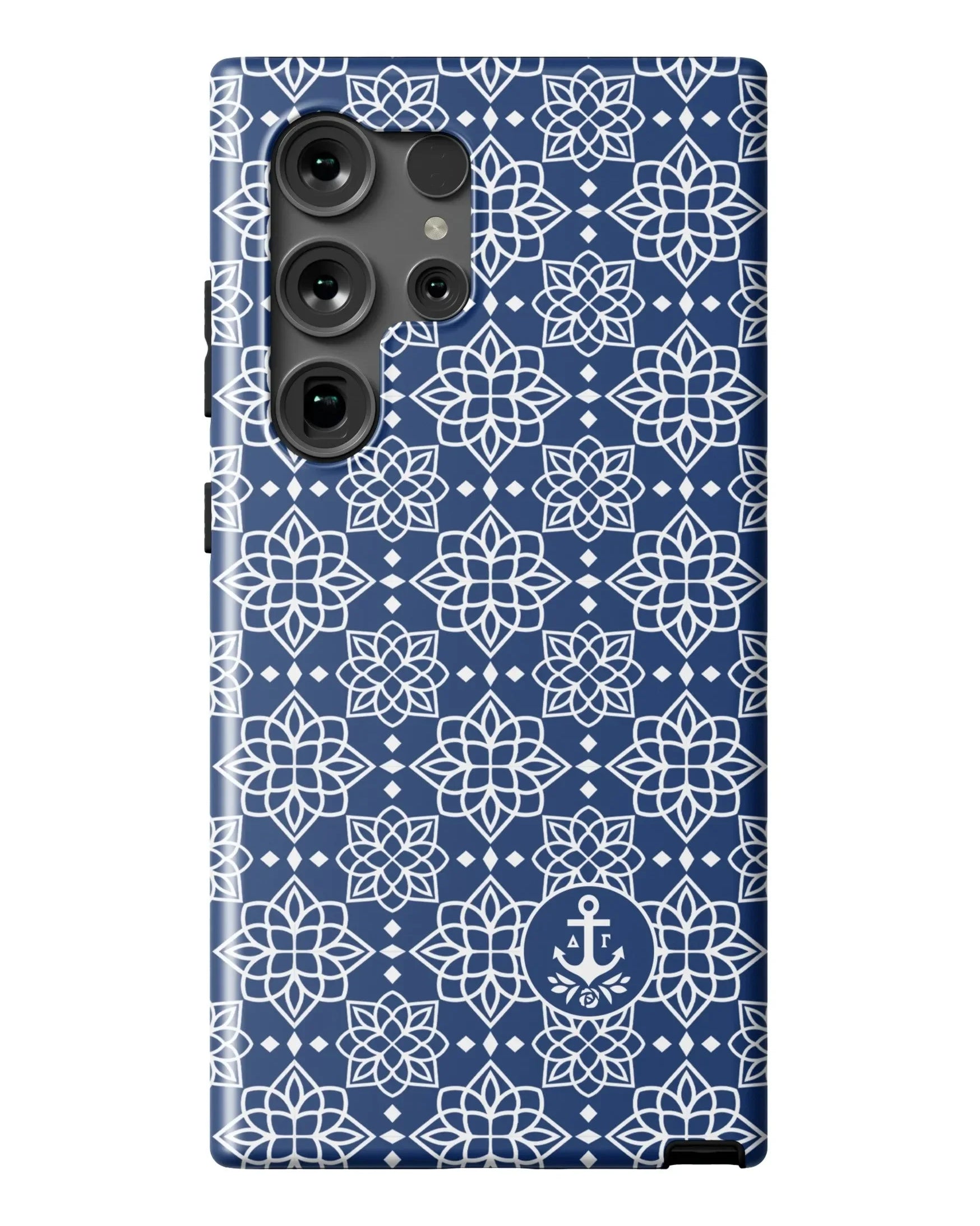 Delta Gamma Samsung Galaxy 24, 23 Mobile Phone Case - Ornate Matte Mobile Phone Cases