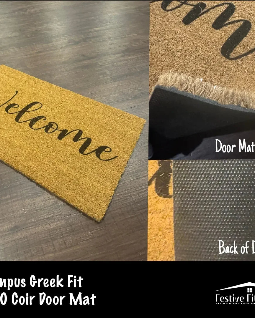 Alpha Xi Delta Coir Doormat - A Lot of Door Mats