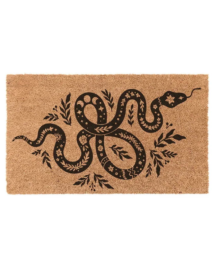 Boho Snake Coir Doormat Door Mats