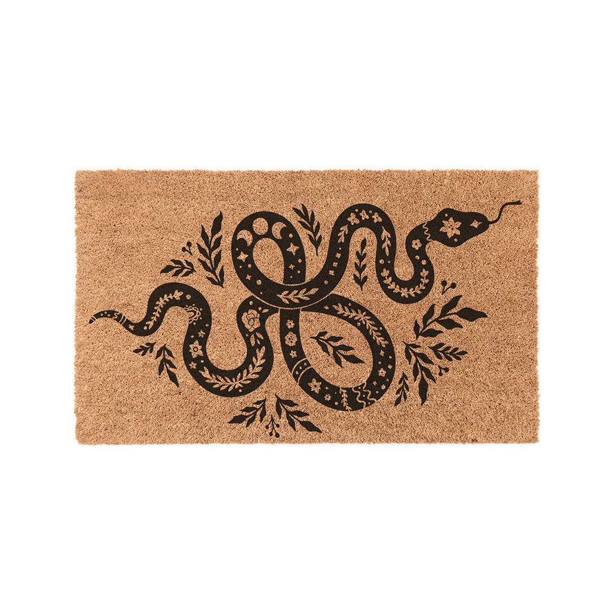 Boho Snake Coir Doormat Door Mats