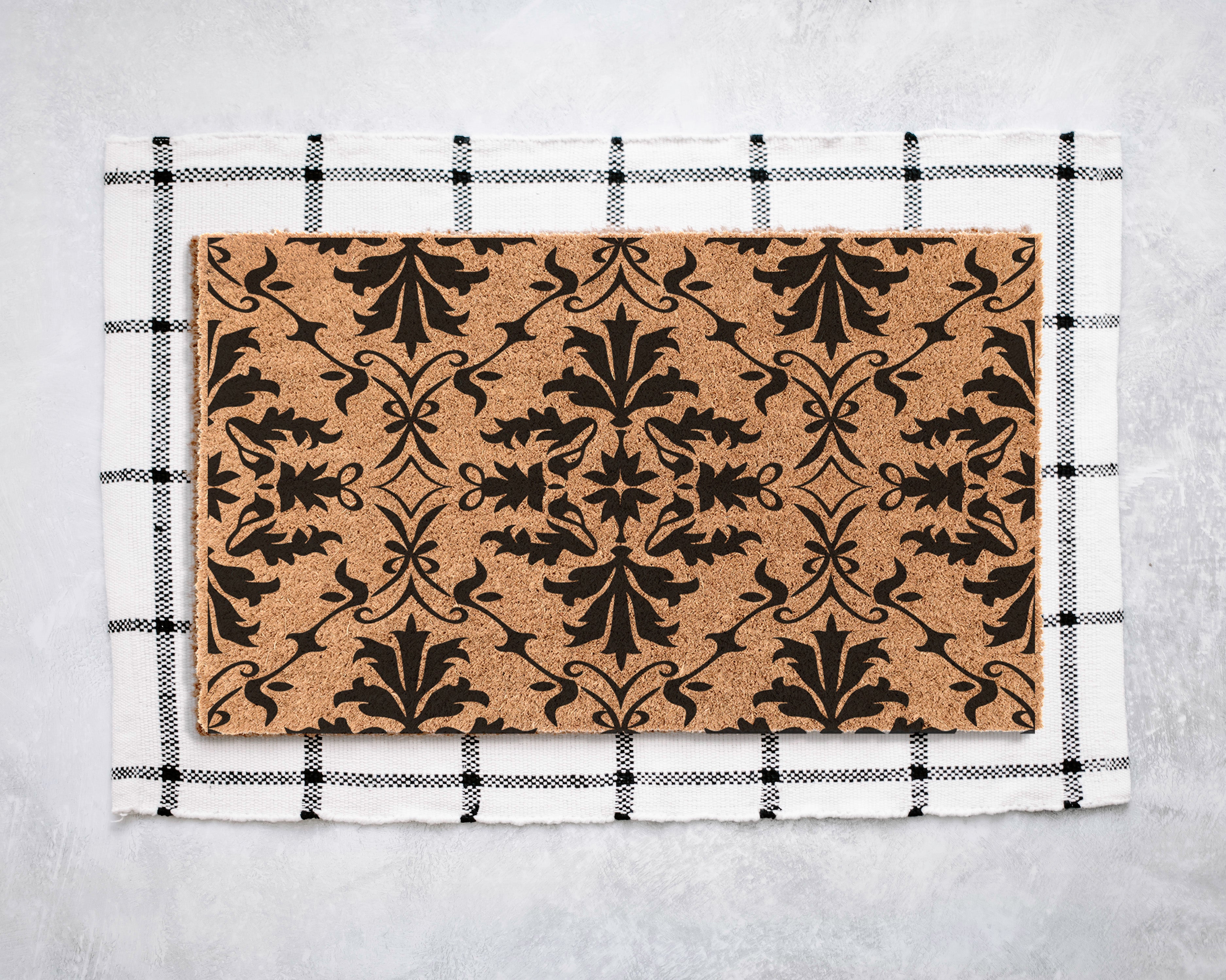 Ornate Coir Doormat Door Mats