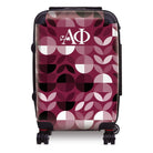Alpha Phi Carry-on Suitcase - Geo Petals Suitcases