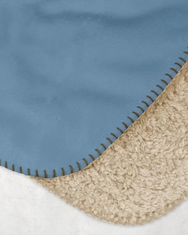 Sigma Delta Tau Sherpa Blanket - Color Block 60"x80" Throw Blankets
