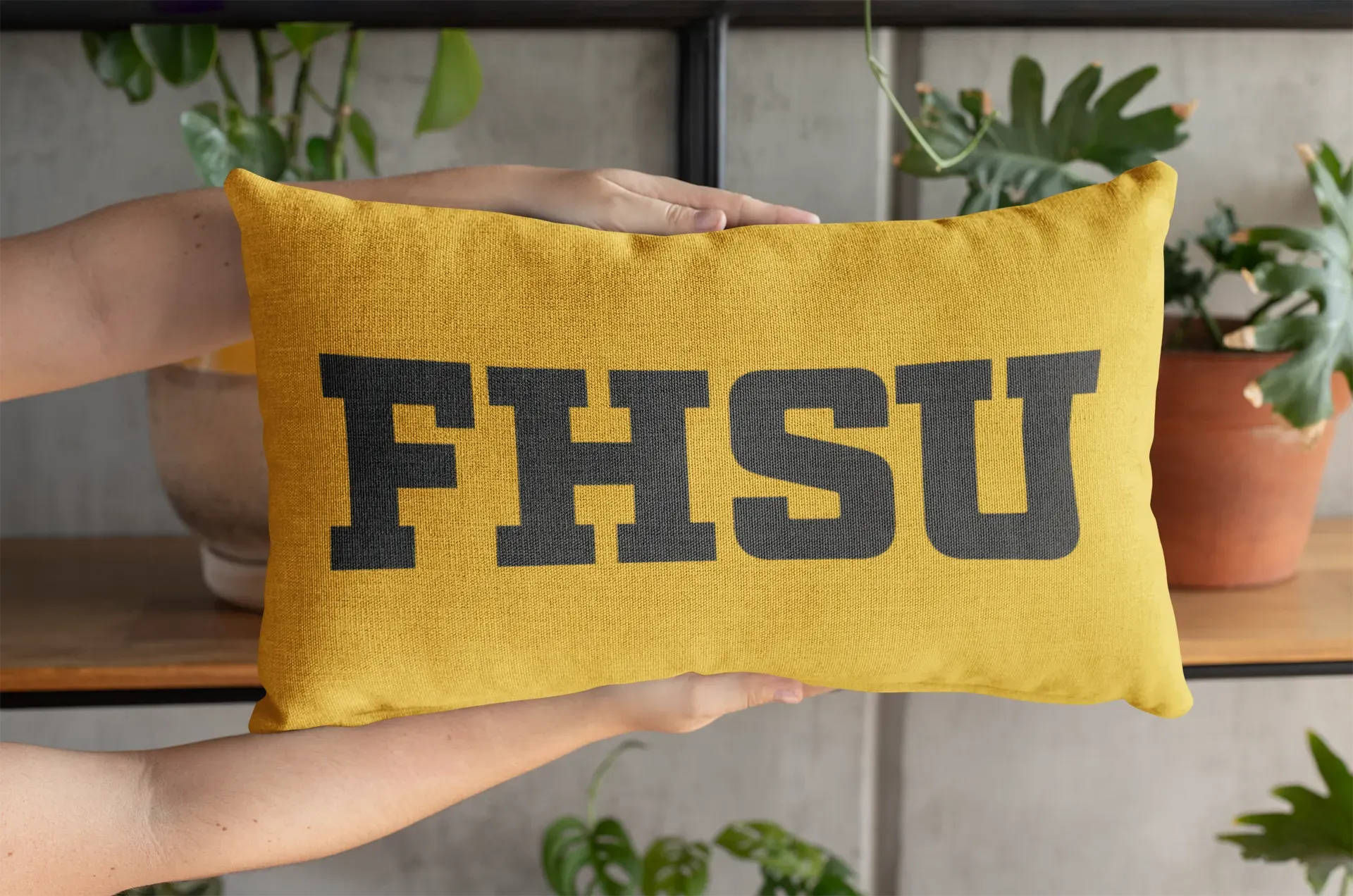 FHSU Lumbar Throw Pillow Cover Pillow Covers