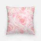 Personalized Pink Roses Lumbar Pillow Cover 18" Classic Throw Pillows