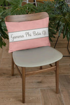 Gamma Phi Beta Blush Moon Lumbar Pillow Cover Pillow Covers