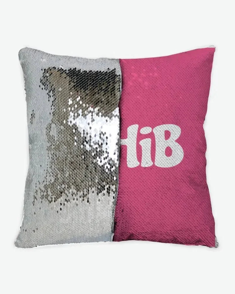 GPhiB Sequin Pillow Cover Carnation Silver Pillow Covers