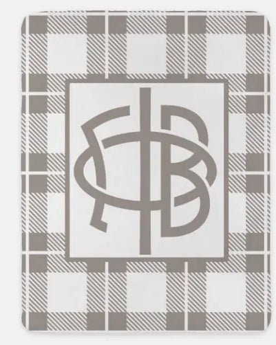 GPhiB XL 60x80 Plaid Sherpa Blanket A La Mode Throw Blankets