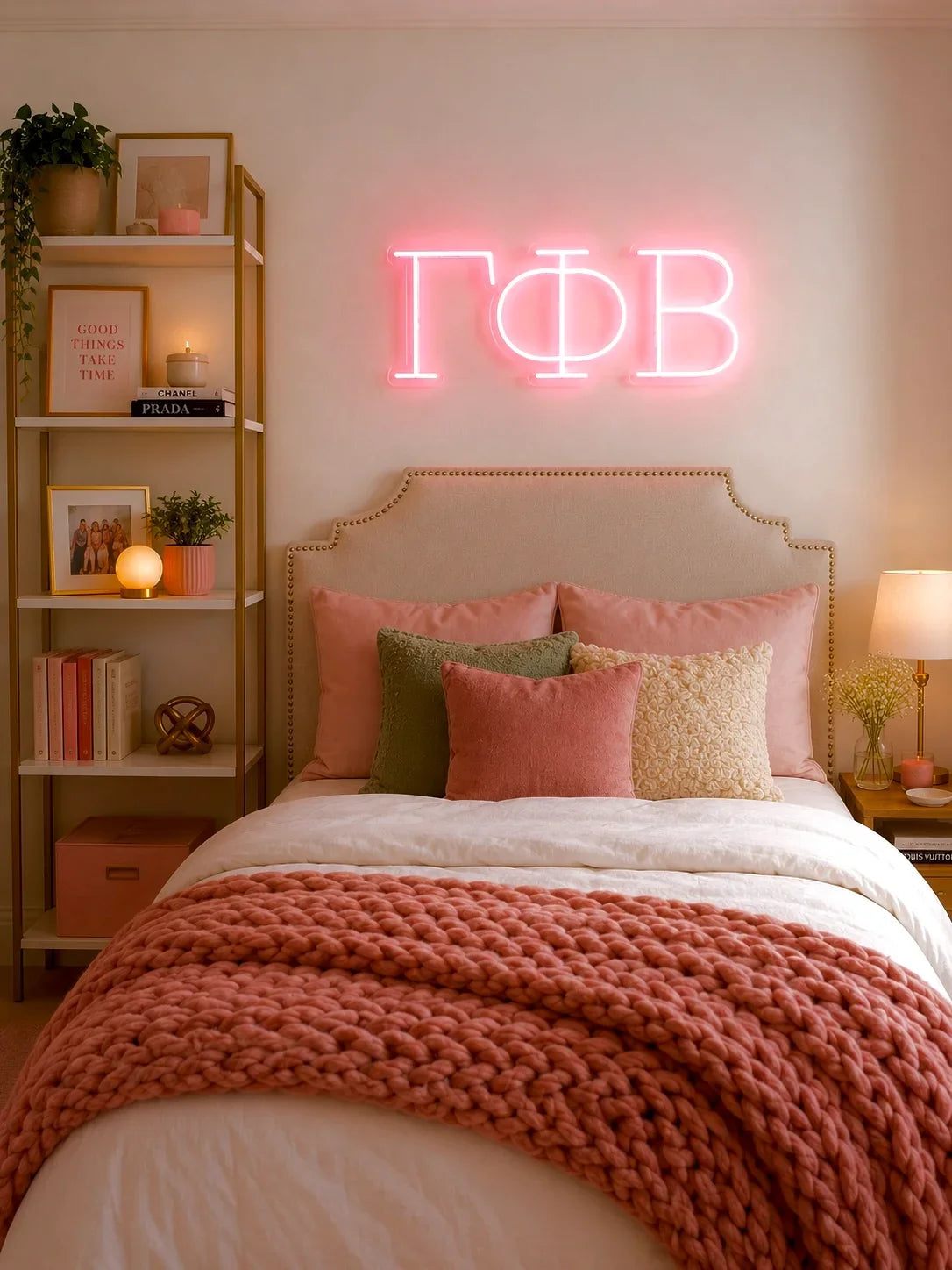 Gamma Phi BetaGreek Letters LED Neon Sign | GPhiB