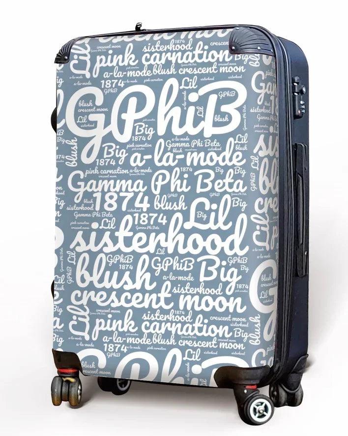 Gamma Phi Beta Carry-on Suitcase - Expression Art Suitcases